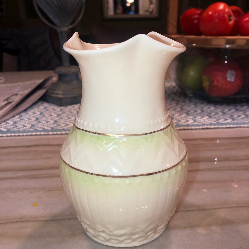 Belleek Porcelain China 7in vase